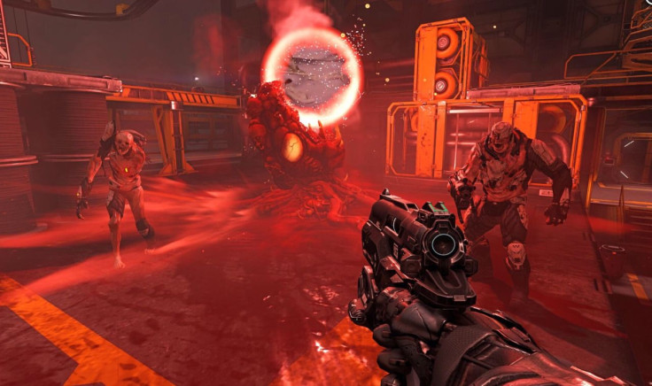 Many of the fights in 'DOOM' are based in square arenas rather than narrow alleys.
