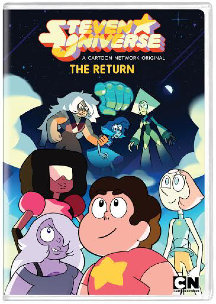 Box art for 'Steven Universe: The Return' DVD, releasing June 7.
