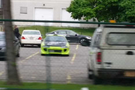 Paul Walker's Mitsubishi Eclipse was spotted in a parking lot during 'Fast 8' filming in Cleveland.