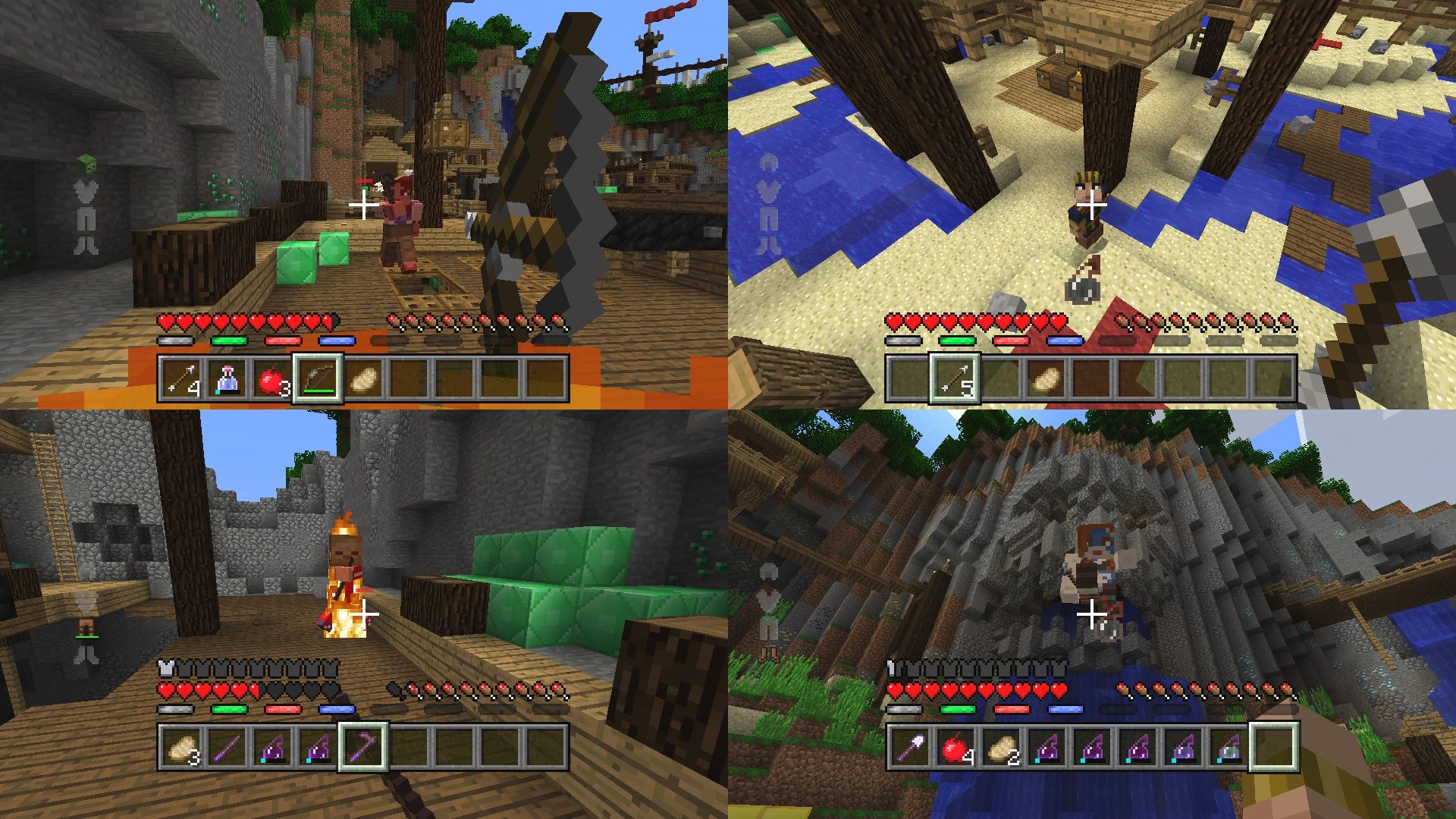 Minecraft Battle mini-game