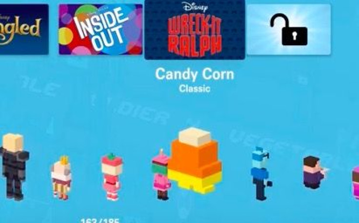 Candy Corn is one of 3 new Wreck-It Ralph secret characters in the May Disney Crossy Road update