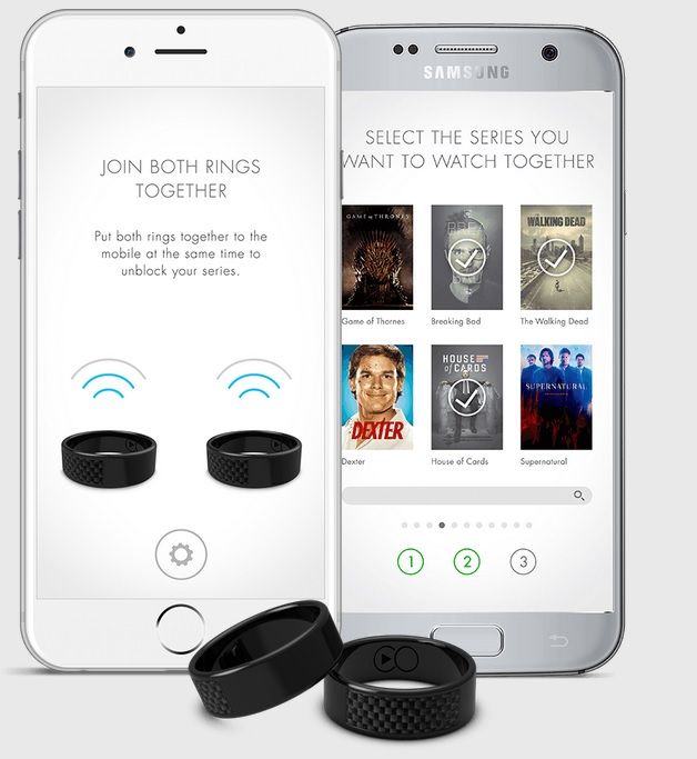 Wearable technology introduces commitment rings that prevent couples from committing Netflix infidelity. 