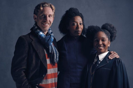 See what Hermoine, Ron and Rose look like in full costume in "Harry Potter and the Cursed Child."