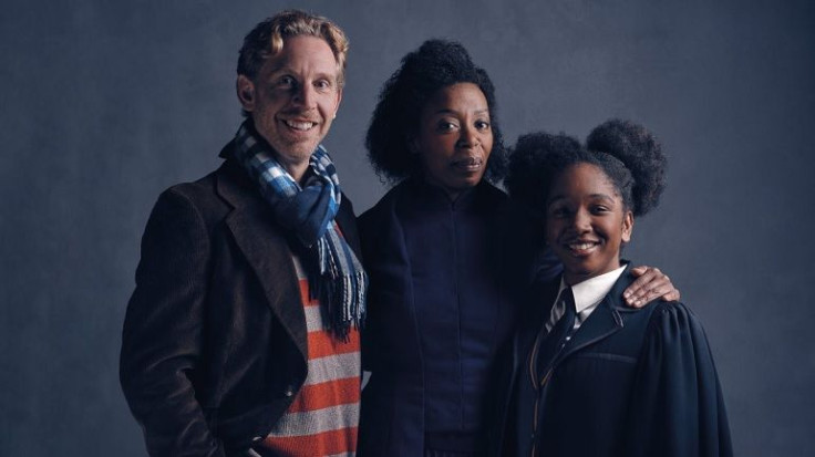 See what Hermoine, Ron and Rose look like in full costume in "Harry Potter and the Cursed Child."