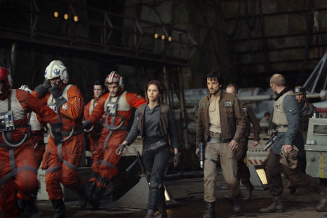 Felcity Jones and Diego Luna in Star Wars: Rogue One