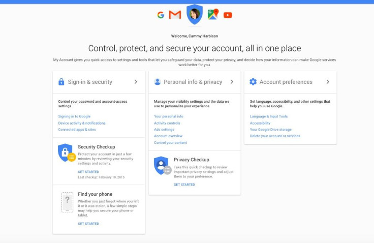 Visiting your Google Account page now allows you to access a "Find my Phone" feature to locate any mobile device logged into your Google account.