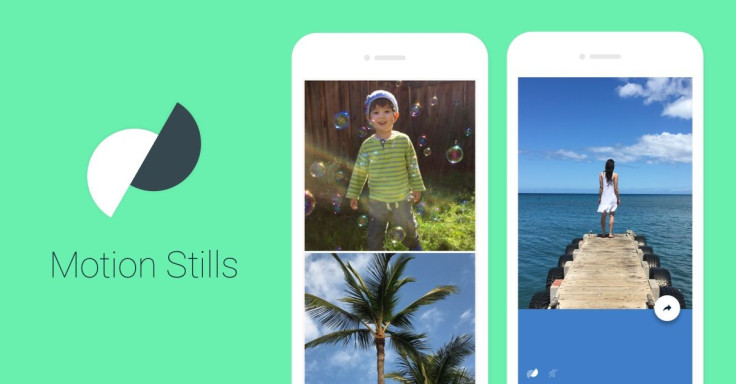 Google's new app, Motion Stills, lets users fix blurry photos and create motion loops in the form of GIFs and motion videos. 