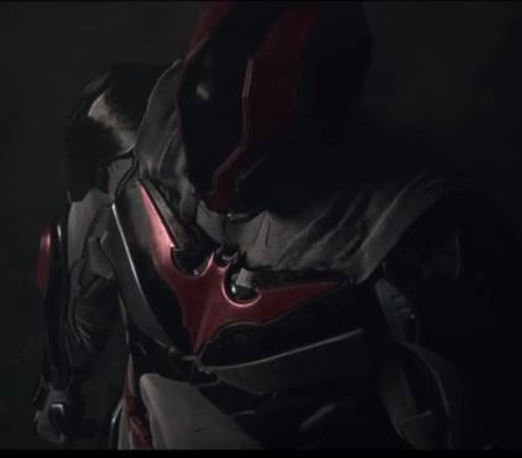 Batman's red armor in Injustice 2