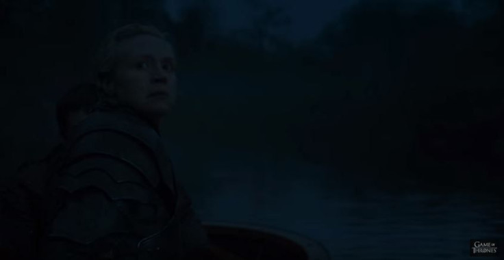 Brienne looks to be escaping Riverrun after battle, it's unclear is Podrick is with her. 