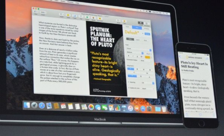 Mac's upcoming os --macOS will bring a universal clipboard and tons of other continuity features.