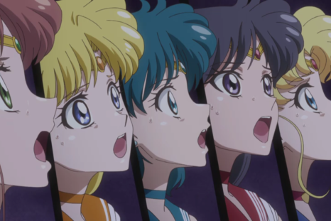 Sailor Moon and the Inner Senshi face off against Mistress 9.