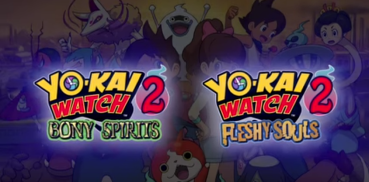 The two versions of 'Yo-Kai Watch 2'