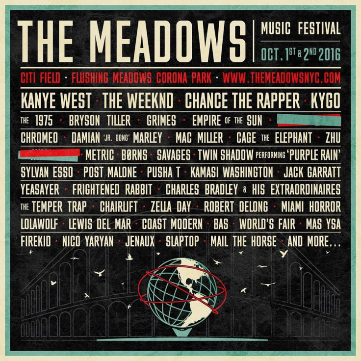 The Meadows festival lineup