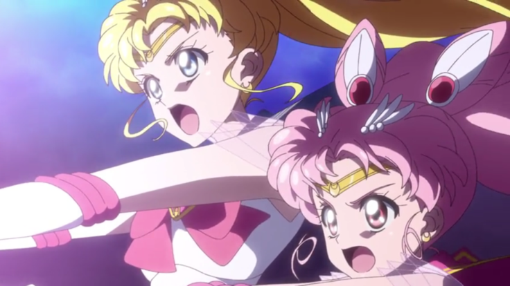 Super Sailor Moon and Super Sailor Chibi Moon