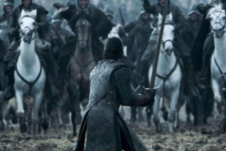 Jon Snow in the Battle of the Bastards.