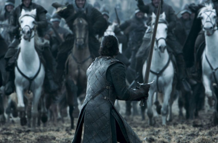 Jon Snow in the Battle of the Bastards.