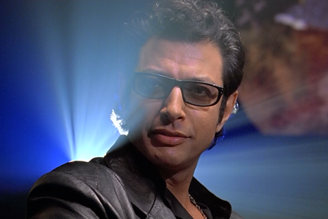 Ian Malcolm (Jeff Goldblum) in Jurassic Park.