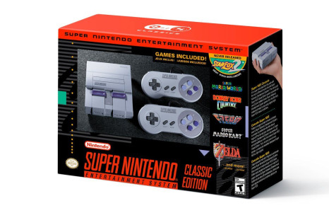 The SNES Classic will be available starting on Sept. 29 for $79.99