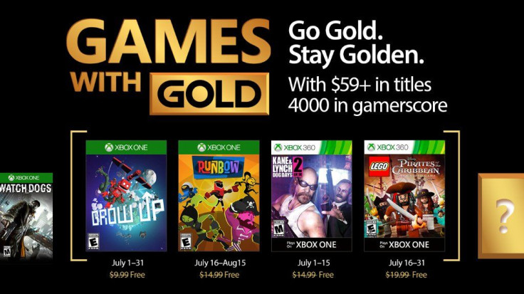 The Xbox Games With Gold list for July 2017 is here
