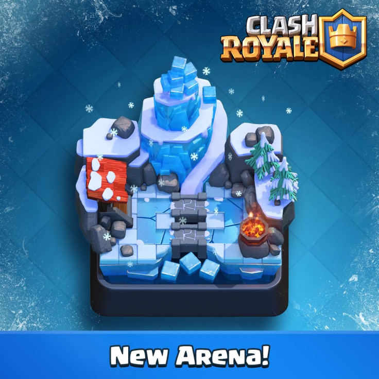 Frozen Peak will be the new arena 8, falling between Royal and Legendary Arena