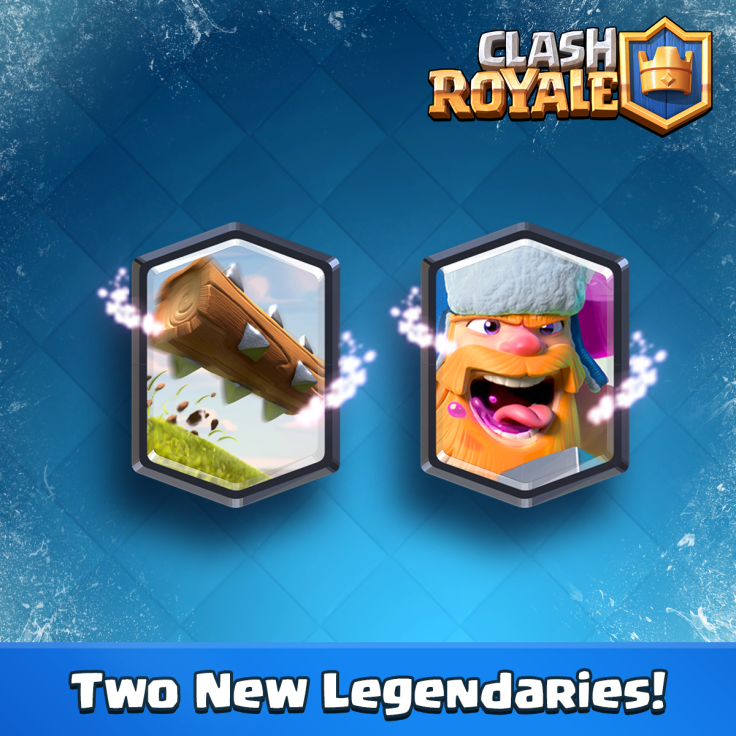 Two new legendary cards are coming to Clash Royale in July. The Lumberjack and Log.