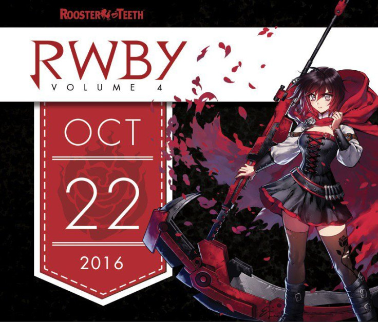 The first visual and confirmation of the release date for 'RWBY' Volume 4