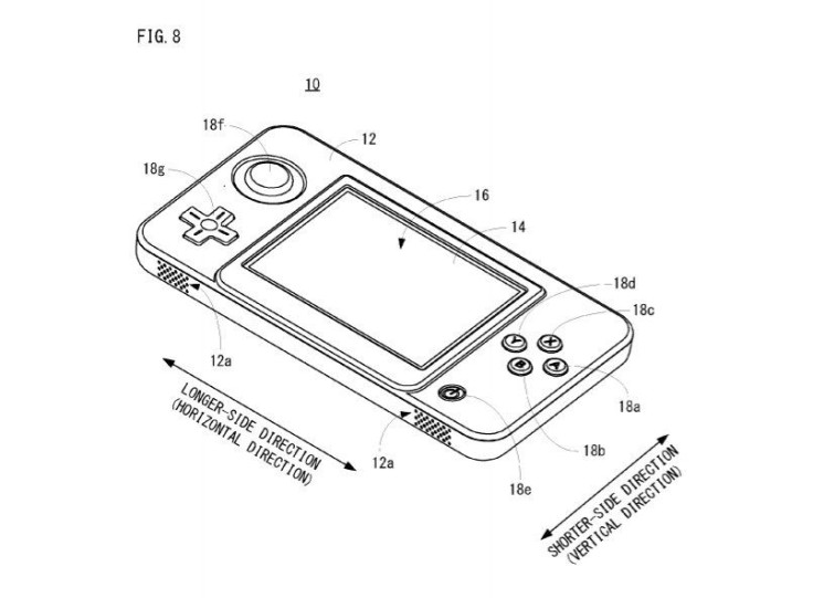 A new patent that looks like a cross between Wii U gamepad and 3DS.