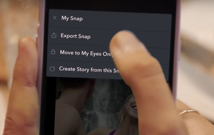 Snapchat's new Memories albums give you the option to keep some snaps "For My Eyes Only"