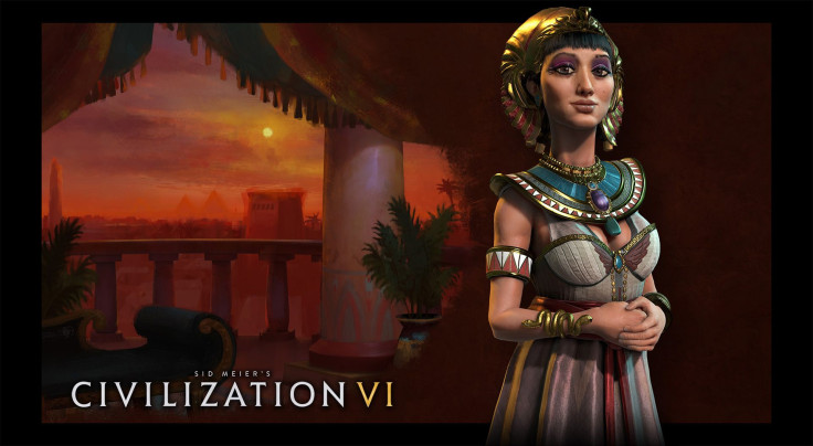 Cleopatra from Civilization 6, leader of Egypt's civilization.