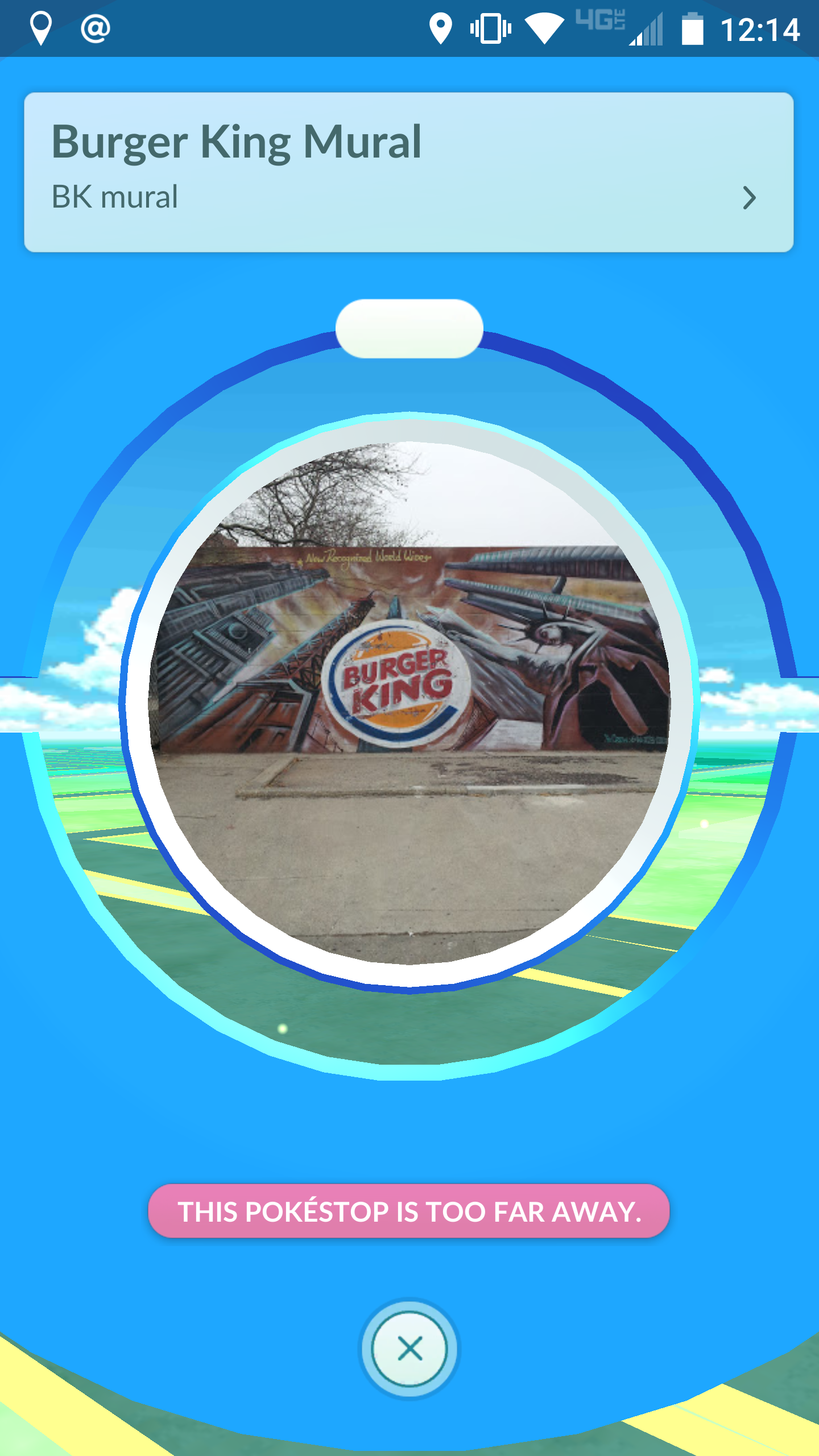 The BK mural PokeStop