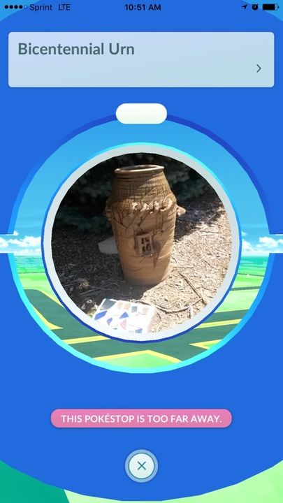 An urn is a PokeStop