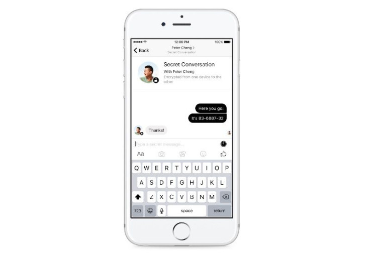 Facebook Messenger rolls out "secret messages" feature to select users.