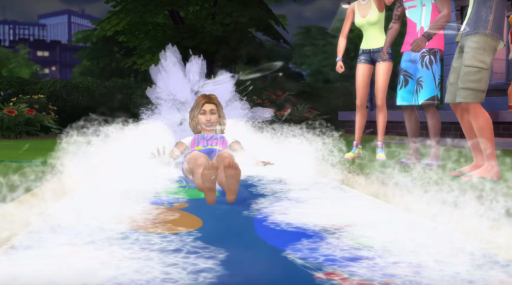 Set your Sims up for some serious backyard fun with the new slip and slide. 