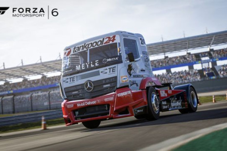 New Mercedes-Benz European Racing Truck joins 'Forza 6' in the latest July car pack.