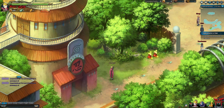 How the overworld looks like in 'Naruto Online'