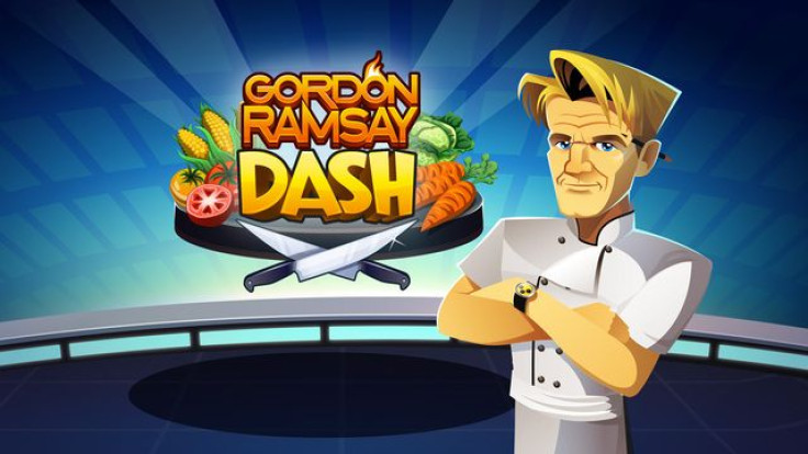 Gordon Ramsay pilots a new mobile cooking game, Ramsay Dash out now for iOS and Android.