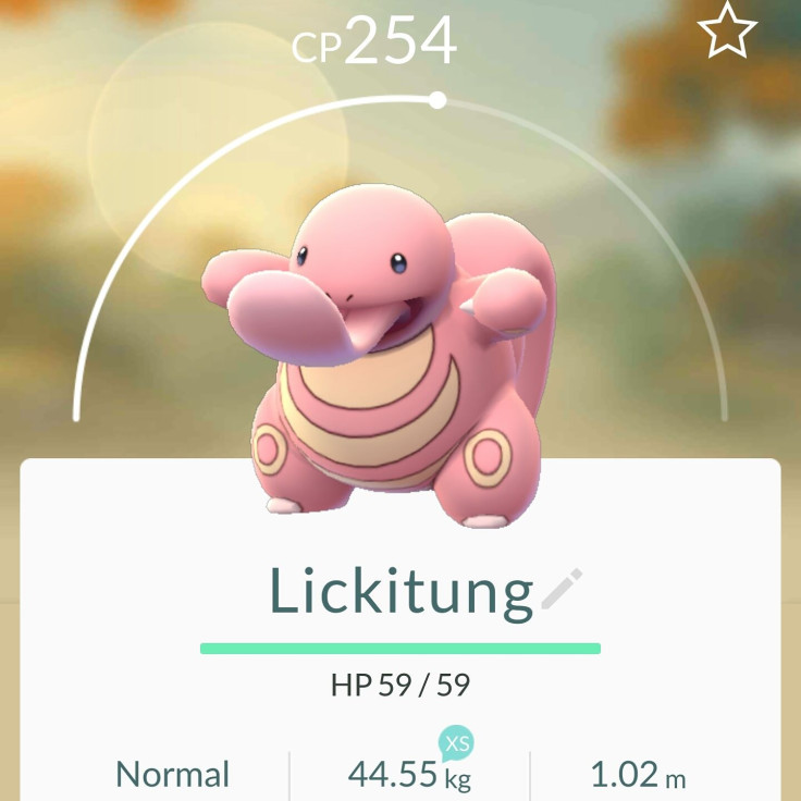 Caught Lickitung by tracking it down, even with the glitch.