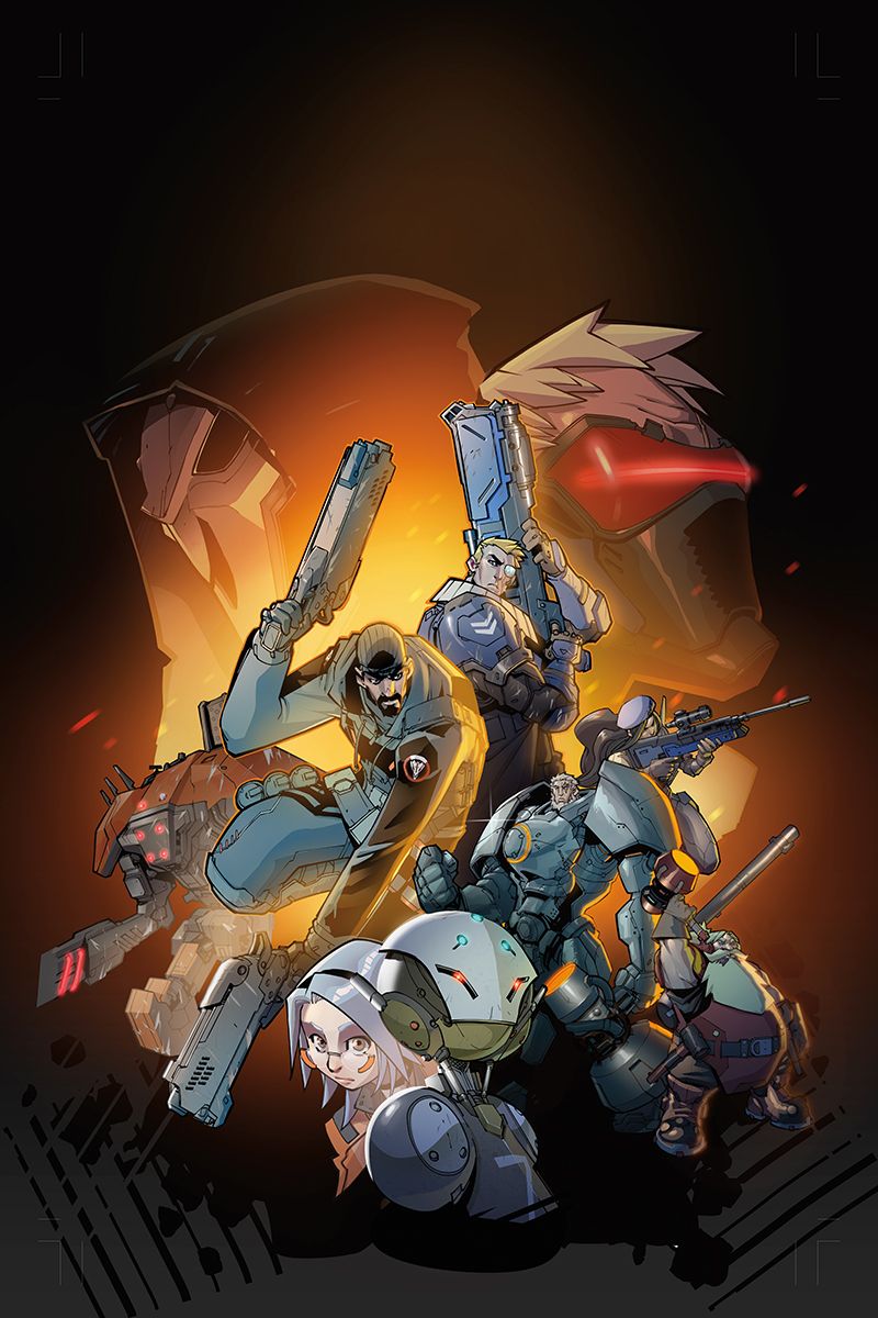 Overwatch cover art.