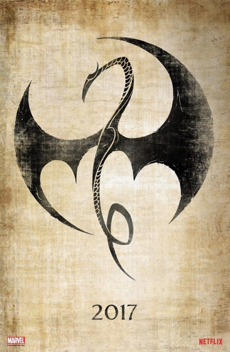 The first poster for the upcoming 'Iron Fist' series