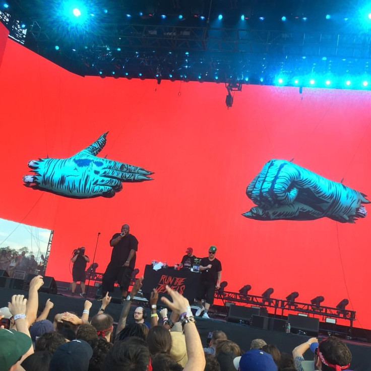 Run the Jewels played at the first Panorama NYC music festival. 