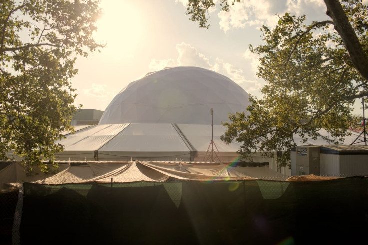 The Dome was hard to miss, located right next to the main stage where Arcade Fire, Kendrick Lamar, and LCD Soundsystem closed out each night.