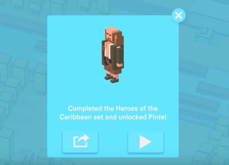 Pintel is one of six secret Pirates of the Caribbean characters added in the Disney Crossy Roads July update