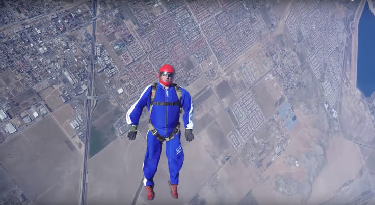 Skydiver Luke Aikins will leap out of a plane without a parachute.