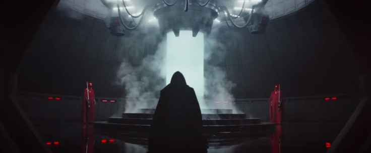 We're not sure what's going on in this shot from 'Rogue One: A Star Wars Story,' but it's got "Vader" written all over it.