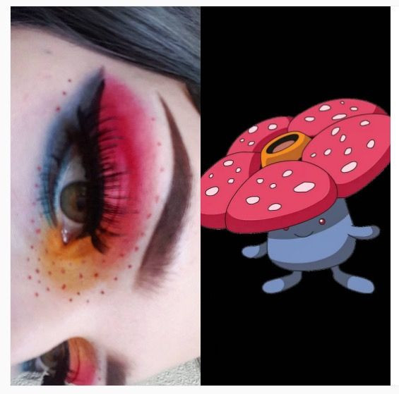 Vileplume Poke-eyes by kodibearmakeup