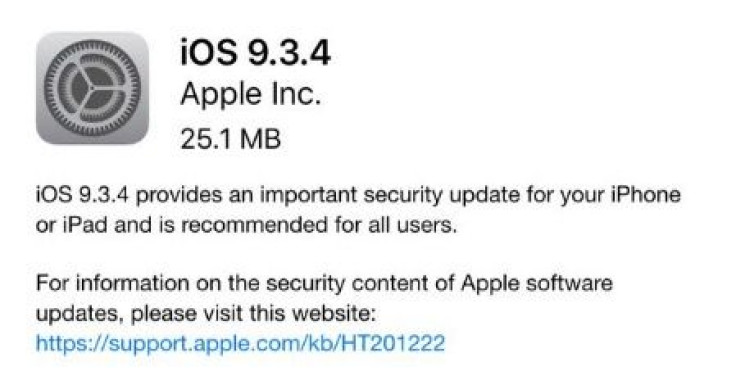 On Thursday Apple released its latest iOS 9.3.4 software which patches the Pangu 9.3.2-9.3.3 jailbreak.