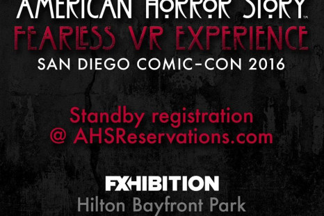 "American Horror Story" VR experience. 