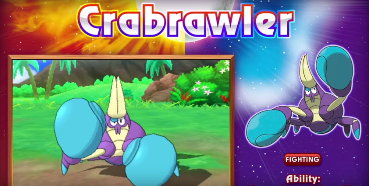 Crabrawler and its abilities in 'Sun and Moon'