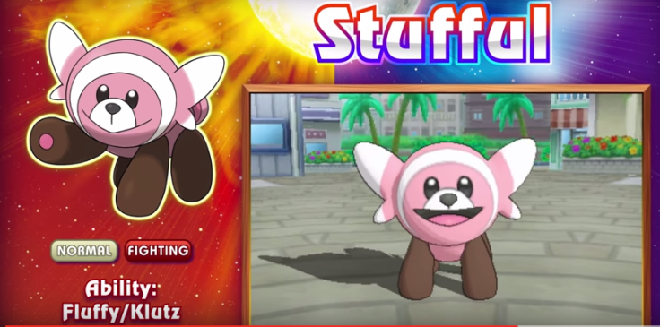 Stuffal in 'Pokemon Sun and Moon'