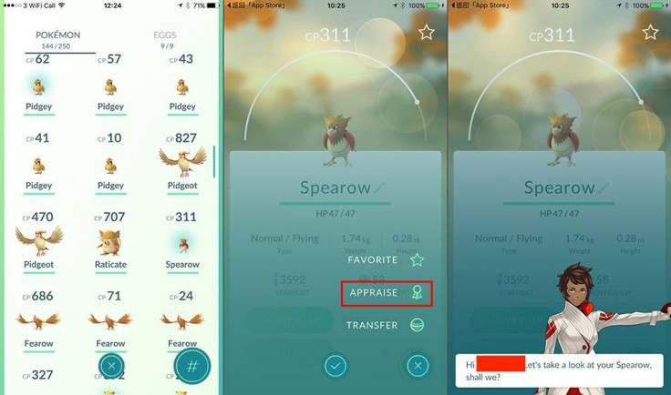 Pokemon Go now lets you appraise Pokemon's IV in-game by tapping on a Pokemon's menu and choosing "Appraise"